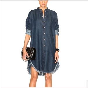 Acne Blue Denim Shirt Dress